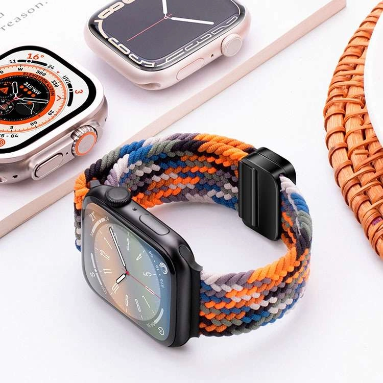 Dây vải bện nylon khóa nam châm cho Apple Watch